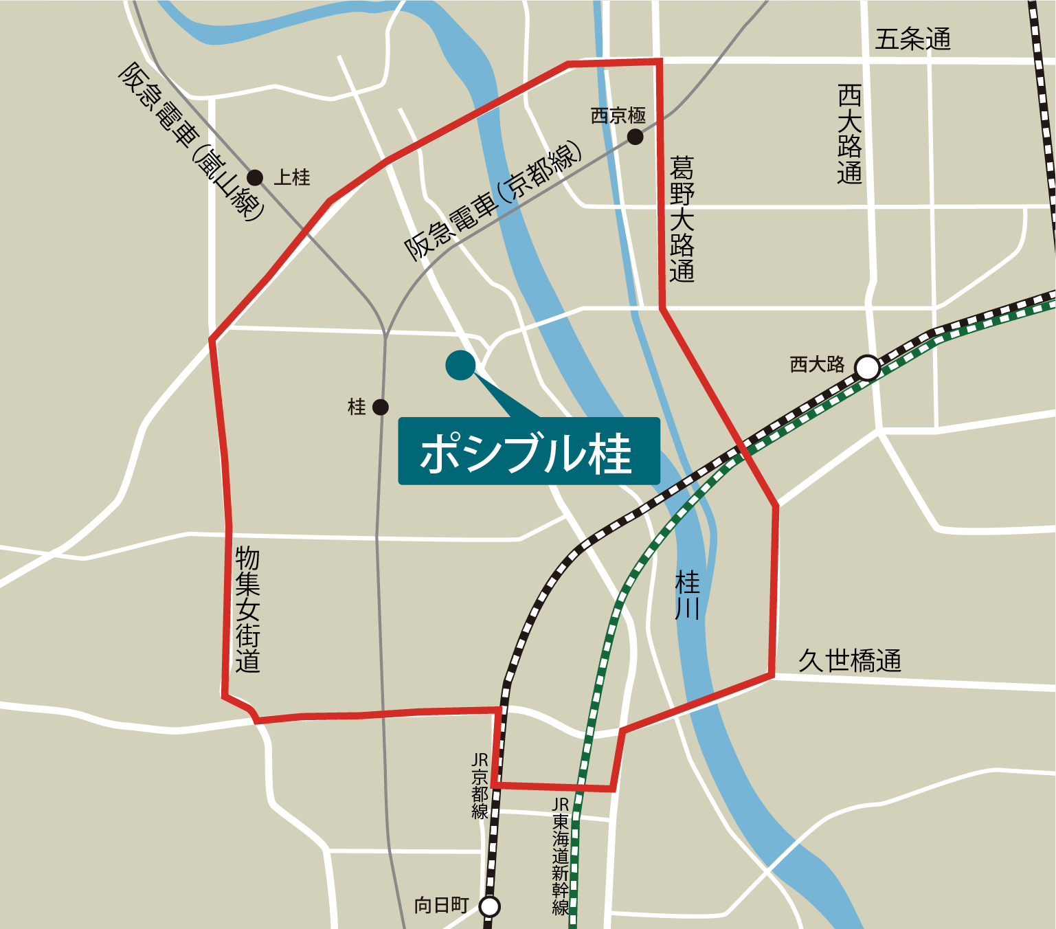 桂　送迎範囲